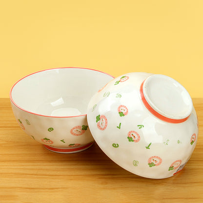 6-inch Mingxin Rainstone Bowl (Cute Strawberry Design) M.66 JPDB