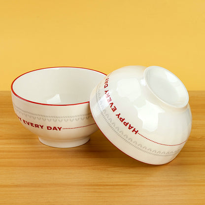 5-inch Printed Starlight Bowl (Wish You Happiness Every Day) M.66 JPDB