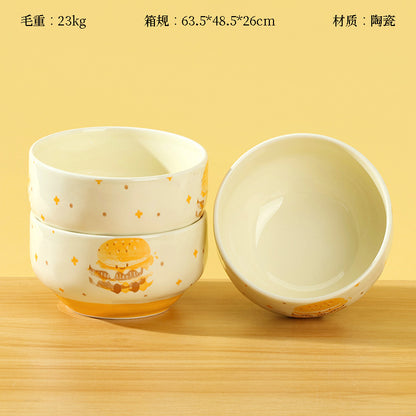 Yingshanhong 4.6-inch Zhiyue Bowl (Hamburger） M.18