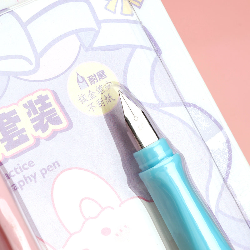 Premium XX-8677 Cute Wa Sansui Erasable Fountain Pen Gift Set M.82