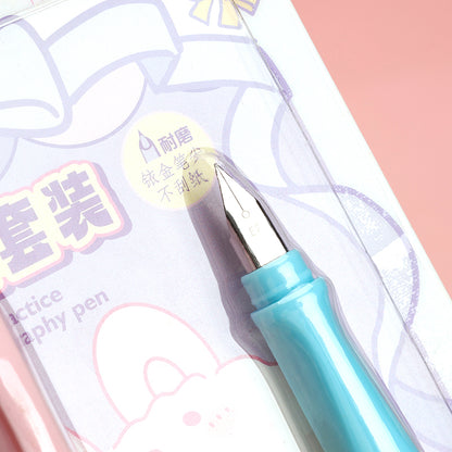 Premium XX-8677 Cute Wa Sansui Erasable Fountain Pen Gift Set M.82