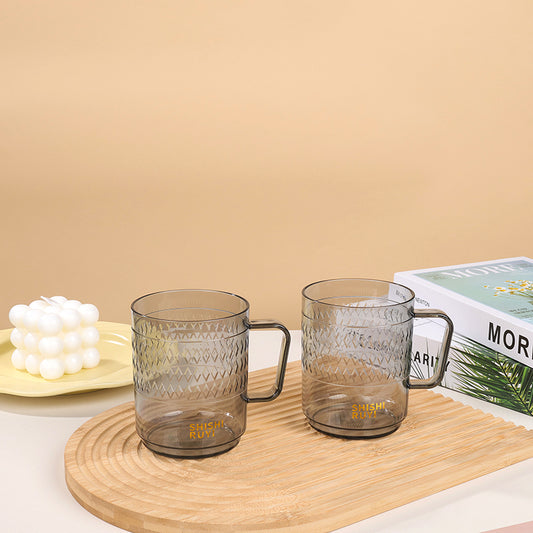 CHT-8118 Light Luxury PET Diamond Mouth Cup M.26