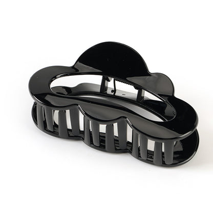 M42 4.72 Inch Large Hair Claw with Glossy Cloud Design
