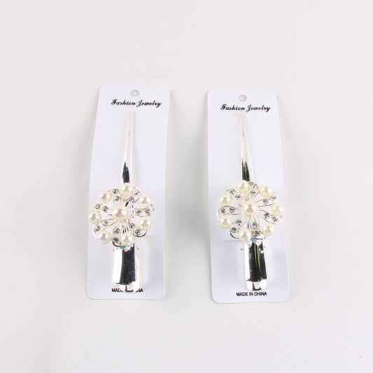 M42 Pearl and Rhinestone-studded Claw Clip