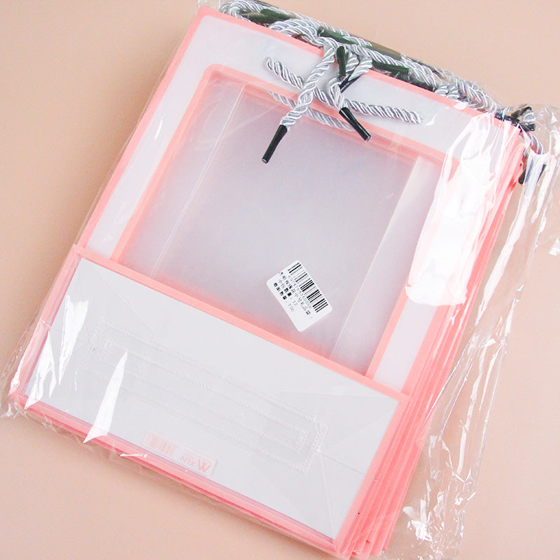 Medium-sized Transparent Rose Gift Bag (Vertical) M24 M.73