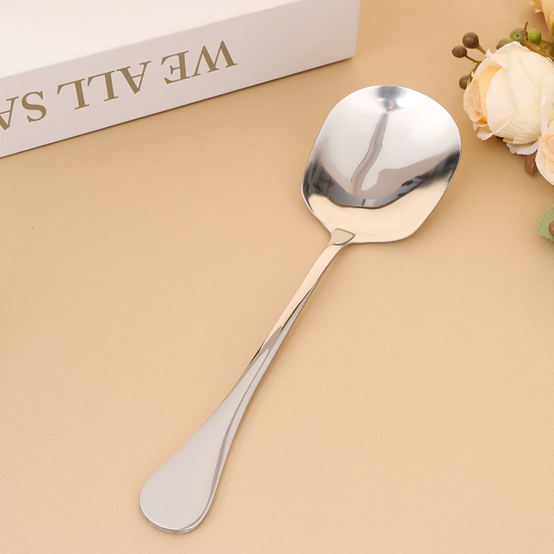 Thick Polished Handle Square-Head Spoon M.66