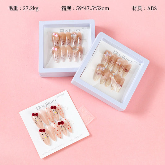 946 Printed and Diamond-studded Fake Nails M.52