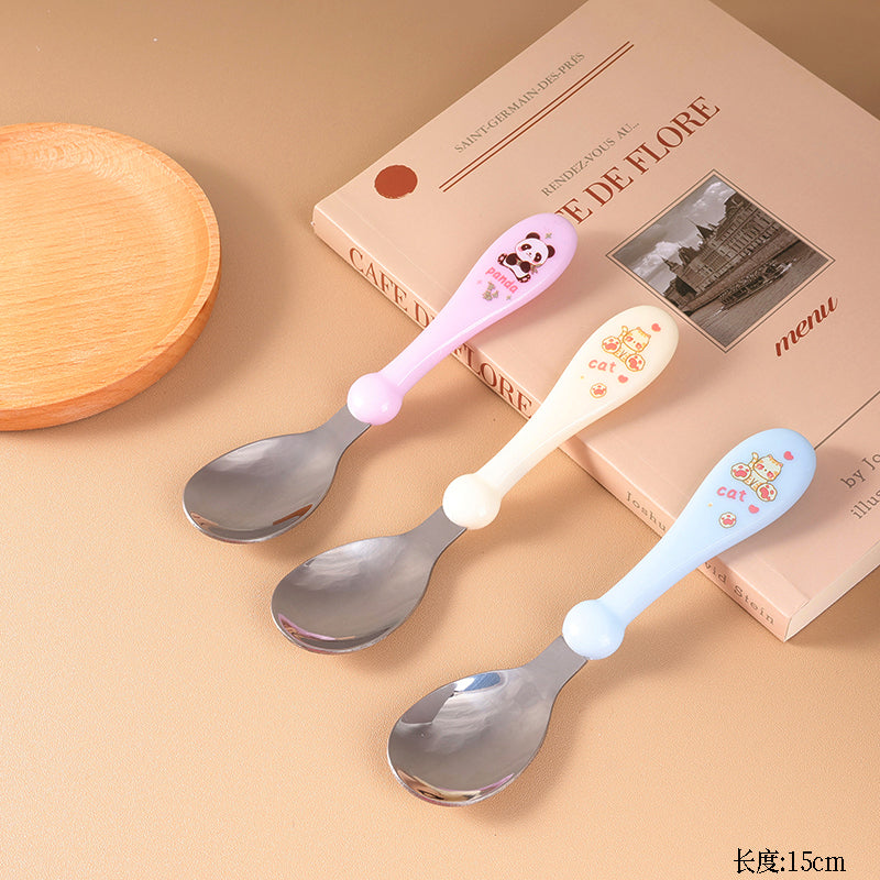 JX017 Waist-Cinched Cartoon-pattern Round Spoon M.66