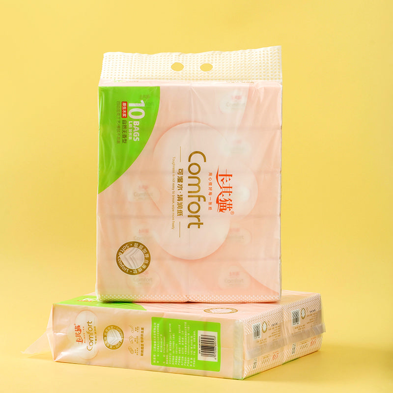 Khaki Cat-M8533 Wet-Wipeable Moist Facial Tissues (140*180*400) M28 M.21