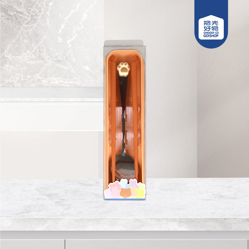 3573 Paw Series Spoon & Chopsticks Set M.66 JPDB