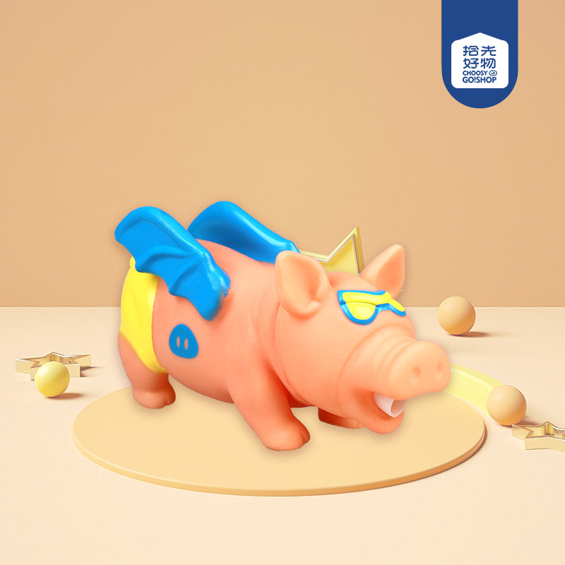 GA00794 Cute Little Flying Pig Squeaky Toy M.08