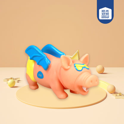 GA00794 Cute Little Flying Pig Squeaky Toy M.08