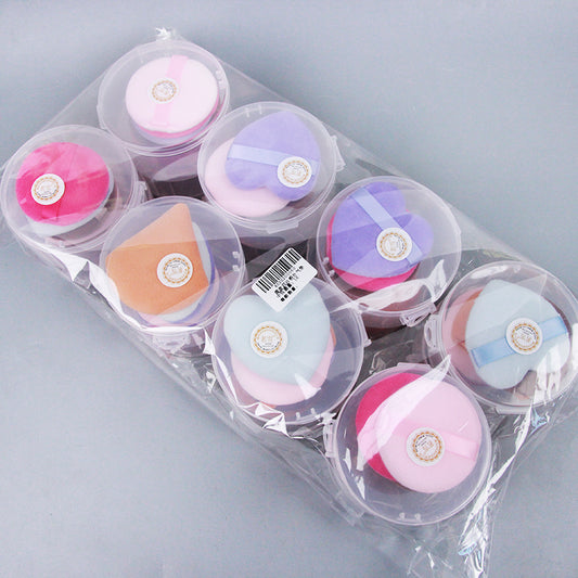 Cojín redondo de cuatro piezas para polvos secos (tamaño M.50) 