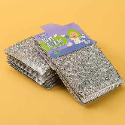 458 check in four pieces of silver wire scouring pads M13