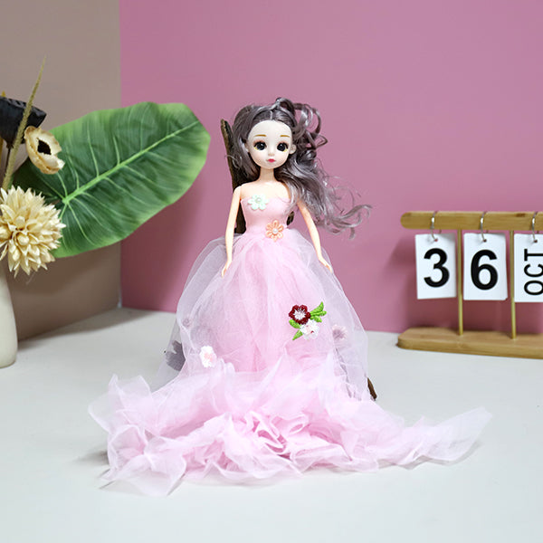 3D Eye Embroidered Small Floral Doll (Assorted) M.04 JPDB