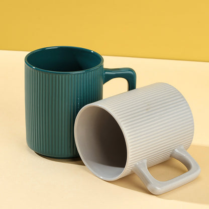 E03 Glazed Ceramic Mug Random Color High-Temperature Fired Daily Drinking CupM.65