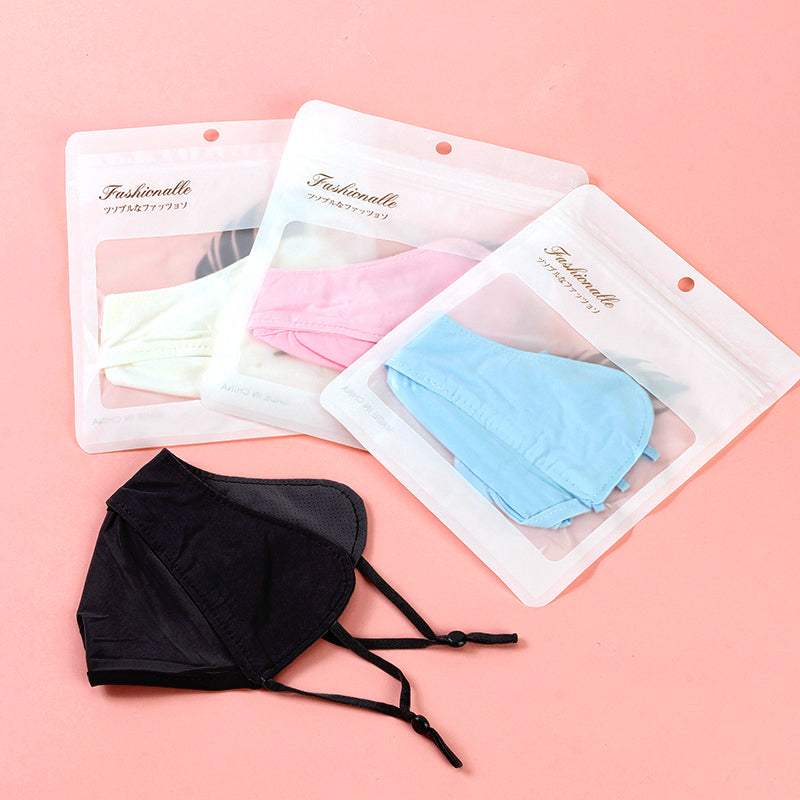 Solid-Color Sun Protection Face Mask (Adjustable, Random Color) | Bulk Pack M41