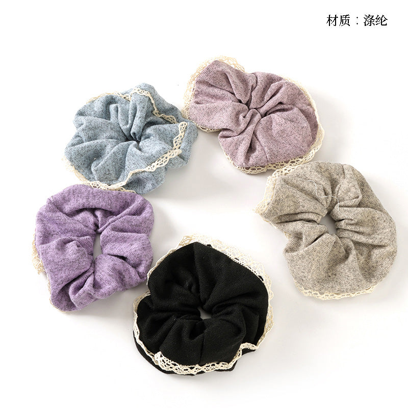 M42 New Patterned Lace Hair Scrunchie