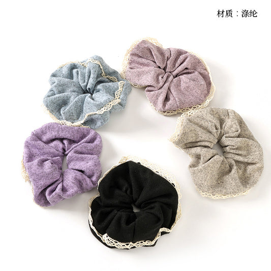 M42 New Patterned Lace Hair Scrunchie
