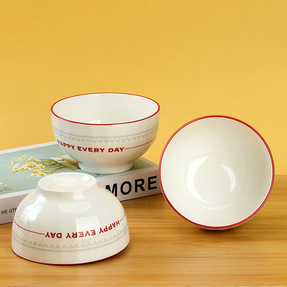 5-inch Printed Starlight Bowl (Wish You Happiness Every Day) M.66 JPDB