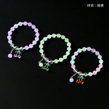 Colorful Zircon Cherry Bracelet  M.43