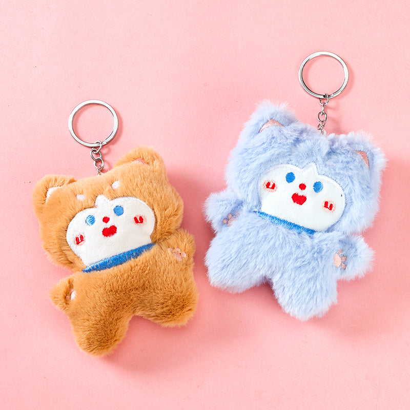 Large Plush Cartoon with Blush Bag Charm M.41 M.46 M.72