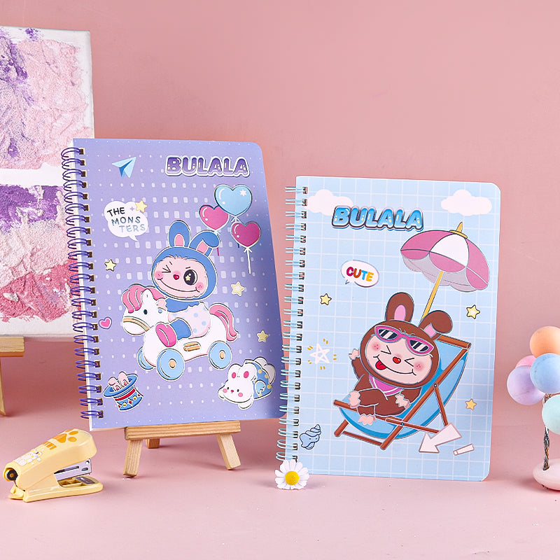 Premium XX - 2598 Bula La Silver Hot - Stamped Spiral Notebook (25K Size) M.81