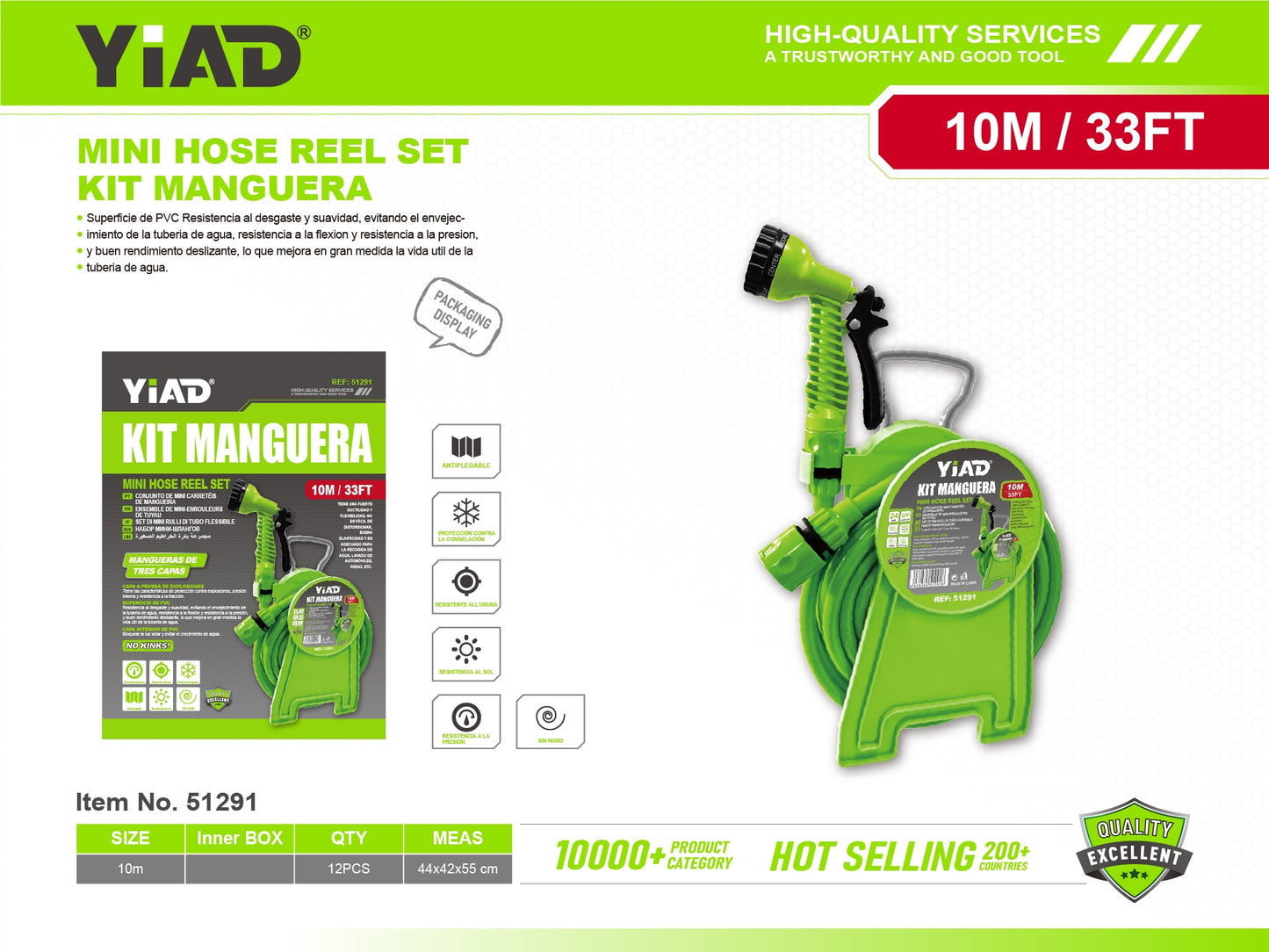 PVC Mini Waterwheel Set 10 Meters M.33