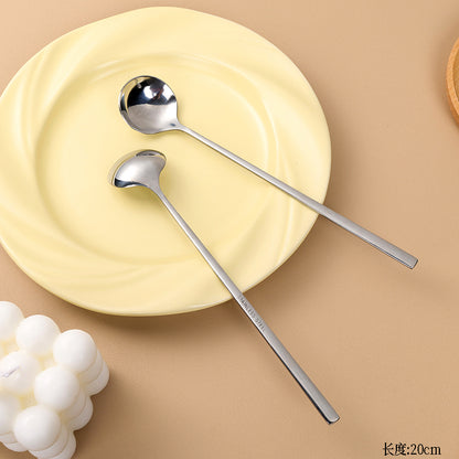 Small-sized Korean-Style Seasoning Round Spoon M.66