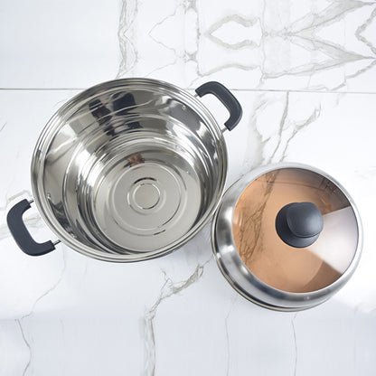 Model 3319 Tongtianxiang 32cm Composite Steel Steamer with Two Steaming Racks M.61 JPDB