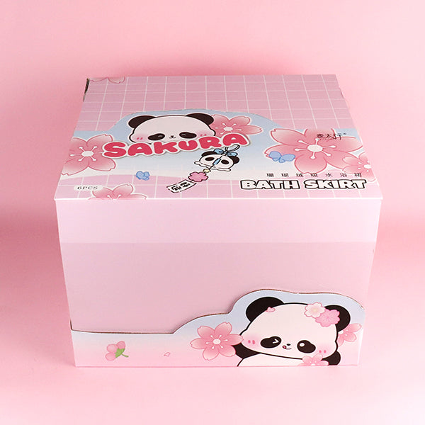 M.25 JPDBModel YJ-760 Cherry Panda Shoulder-Strap Bath Skirt