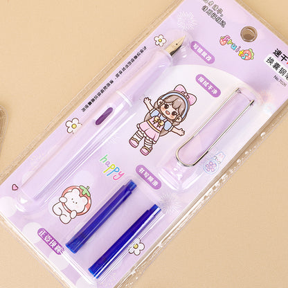 Premium Quick-Dry Erasable Fountain Pen (Assorted Designs) M.82