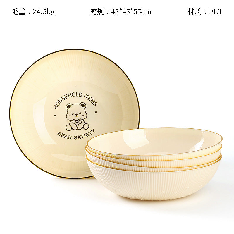 9017 Phnom Penh Little Bear Fruit Plate M.20