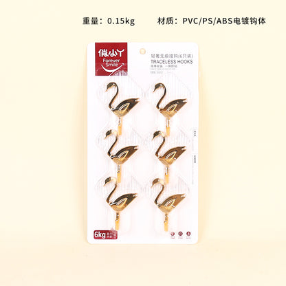 Model 9318 Six Swans Adhesive Hooks M.16 JPDB