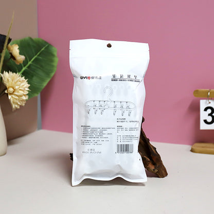 Model AYJ8078 Foldable Clothes Hanger with 12 Clips M.15 JPDB