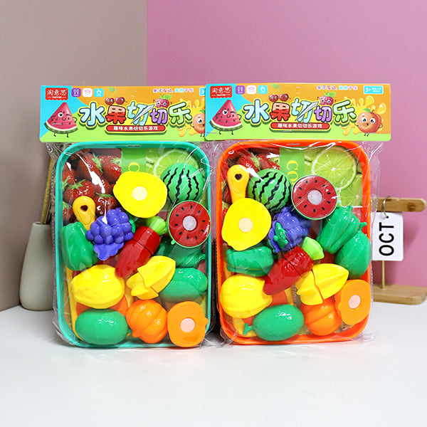 6056-2 Pretend Play Cutting Fruit Set M.09