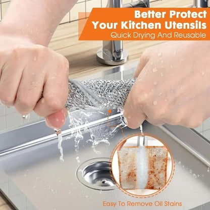 Multipurpose Wire Dishcloth Wire Cleaning Cloth for Kitchen Washcloth