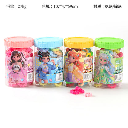 M42 MXM-130 Bucket-Packed Colored Sectional Towel Scrunchies (110 Pieces)