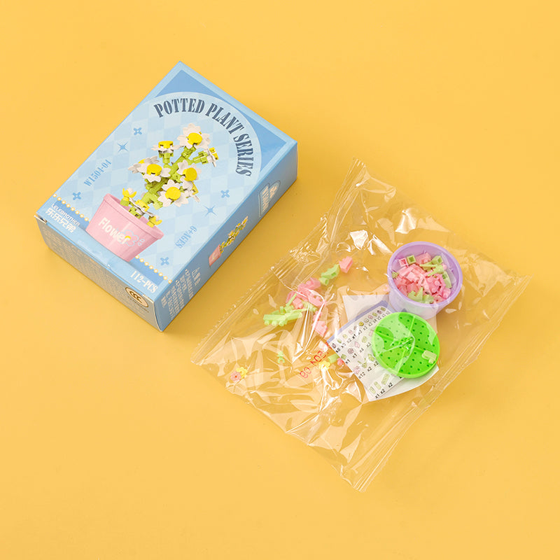 1504 Flower Potted Plant Building Blocks M.02