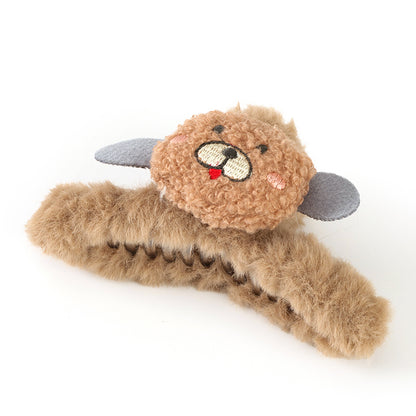 M42 4.33 Inch Curly Fur Cartoon Plush Big Claw