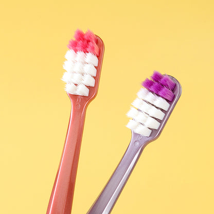 Sanxiao-Olophin 4192 Fluffy Soft Care Toothbrush High-Density Bristles Gum Care for Adults M.14