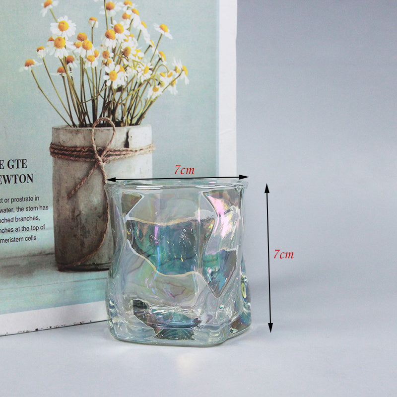 TOYUAN Twisted Glass Cup (Colorful/Iridescent) M.17