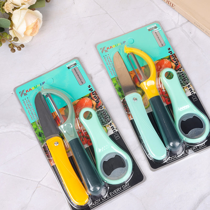 A-9819 Three-Piece Set: Planer Tool and Fruit Knife M.62