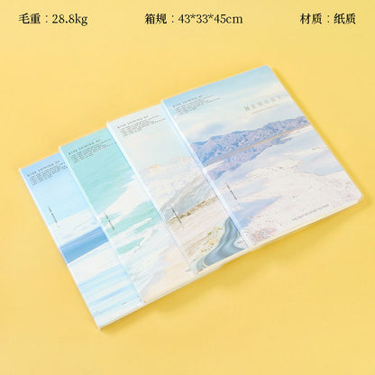 25K Glue Bound Notebook JT2580 80 Pages Eye-Care Paper Daily Writing Notebook M.81