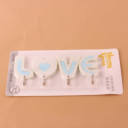 Brand Shuangxin LOVE-Shaped Adhesive Hooks M.16