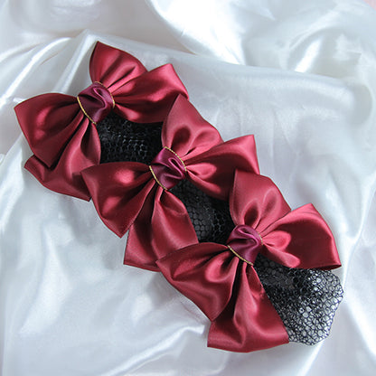 B80 Gold-Trimmed Bow Hairnet M42