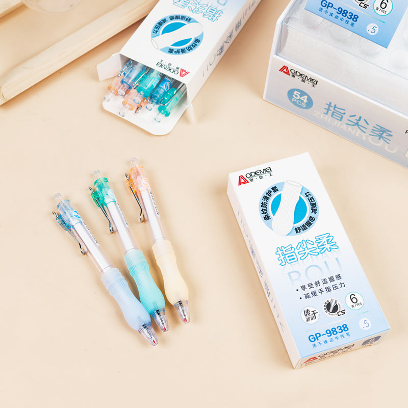 Aodemei 9838 Fingertip - Soft Gel Pens - Display Stand M.82