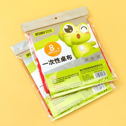 Mingxian 309 Thickened Disposable Tablecloth (8 pieces) M.27