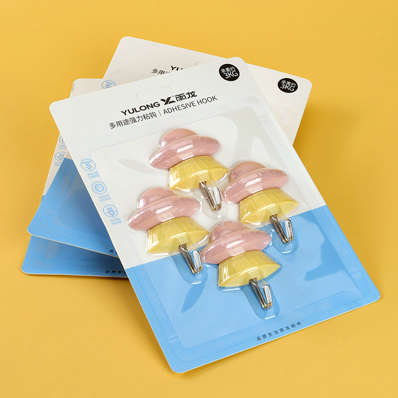 Yulong Model 8080 Adhesive Hooks - 4 Pcs Spaceship & Arrow Design M.16