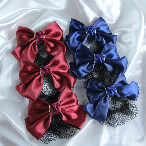 B80 Gold-Trimmed Bow Hairnet M42